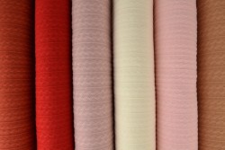 Jacquard cable knit fabric