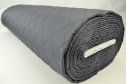 Quilted lining 17 dark grey