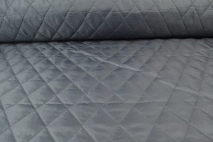 Quilted lining 17 dark grey