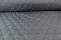Quilted lining 17 dark grey