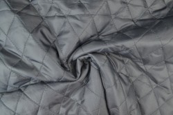 Quilted lining 17 dark grey