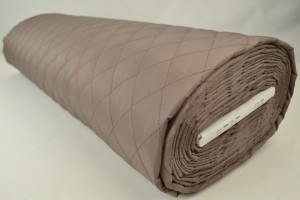 Quilted lining 69 taupe