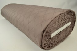 Quilted lining 69 taupe