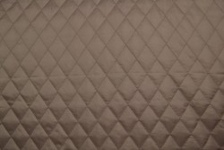 Quilted lining 69 taupe