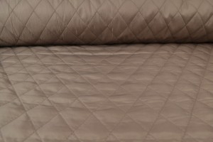 Quilted lining 69 taupe