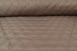Quilted lining 69 taupe