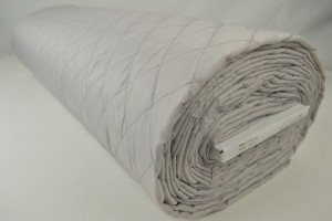 Quilted lining 25 silvergrey
