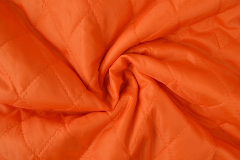 Quilted lining 10 orange