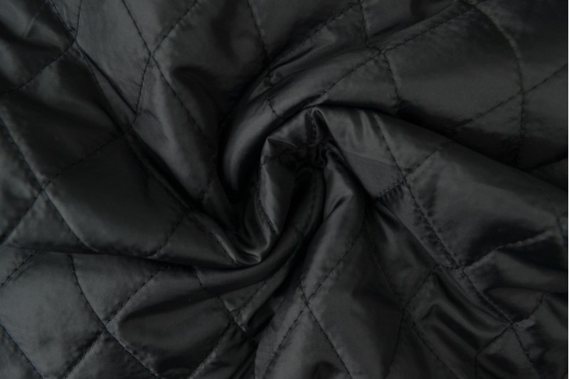 Quilted lining 03 black