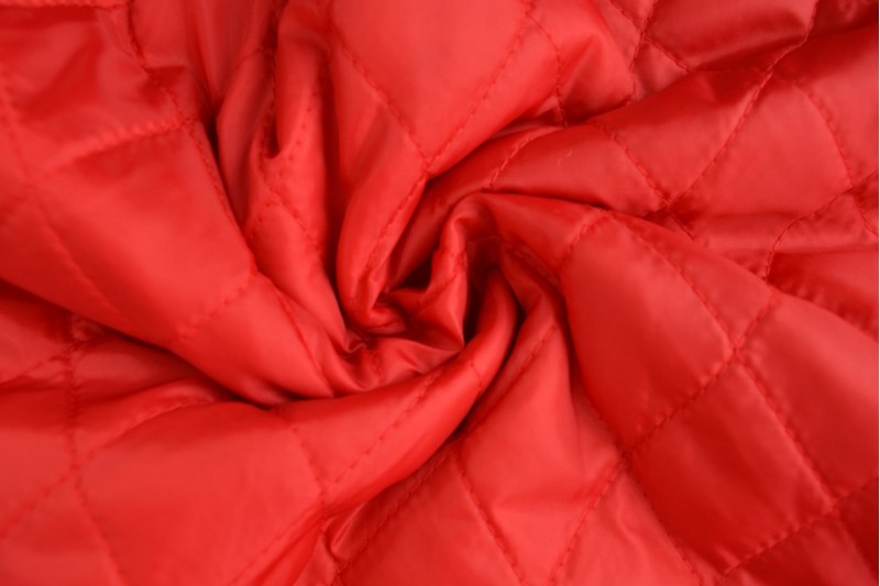 Quilted lining 01 red