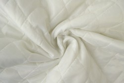 Quilted lining 00 white