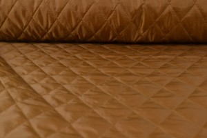Quilted lining 44 dark camel