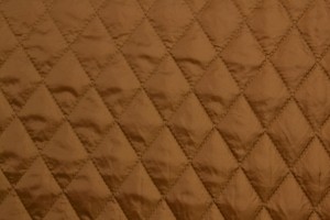 Quilted lining 44 dark camel