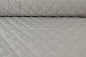 Quilted lining 25 silvergrey