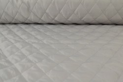 Quilted lining 25 silvergrey