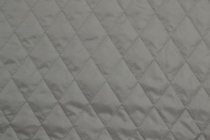 Quilted lining 25 silvergrey