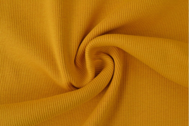 Cuffs rib 47 ochre yellow