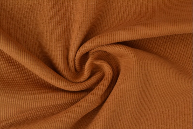 Cuffs rib 44 dark ochre yellow
