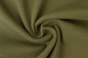Cuffs rib 33 dark moss green