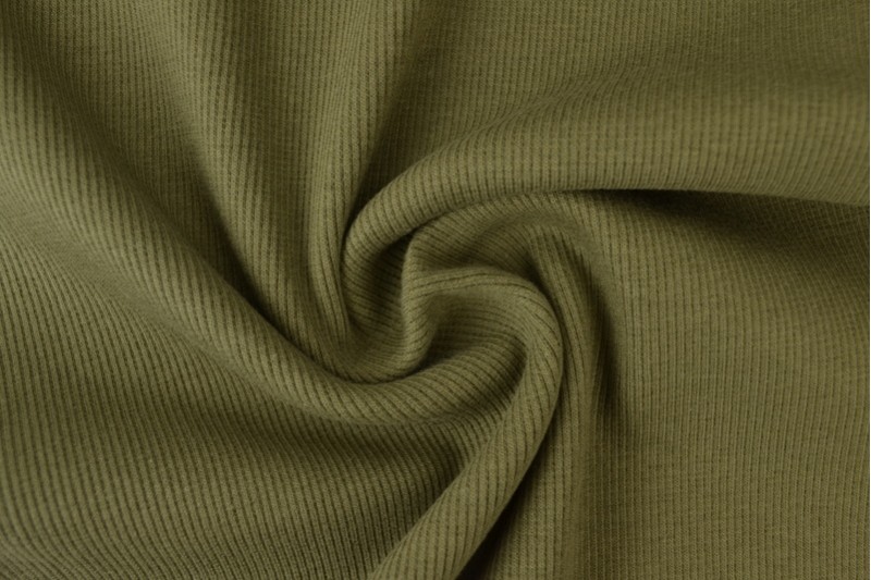 Cuffs rib 33 dark moss green