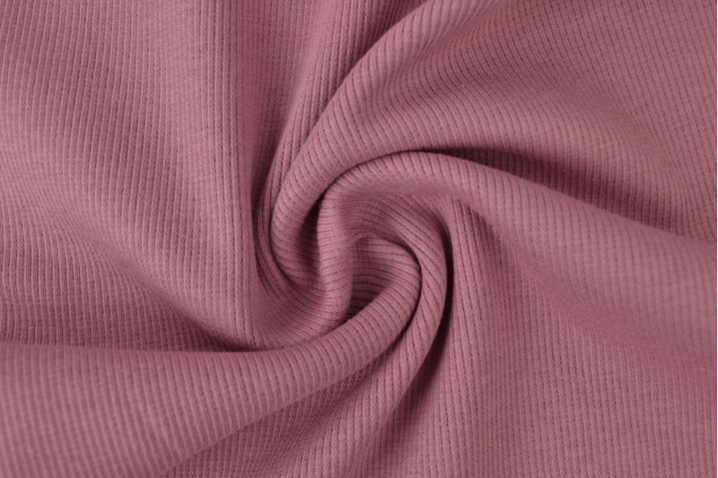 Cuffs rib 38 dark old pink