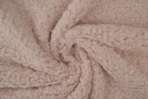 Curly fur 42 - baby pink