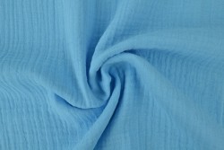 Muslin 06 aqua blue
