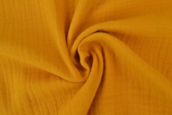 Muslin 47 ochre yellow