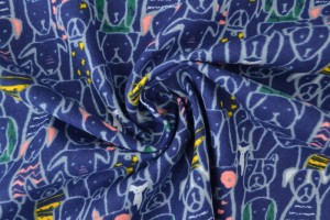 Cotton molton print 05-01