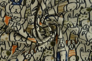 Cotton molton print 01-02