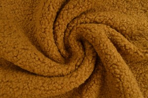Teddy fur 44 dark ochre yellow