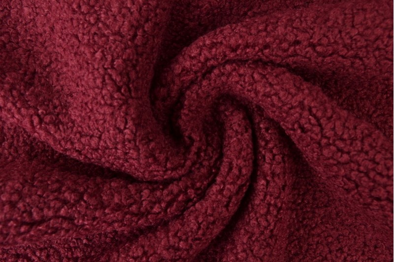 Teddy fur 77 bordeaux