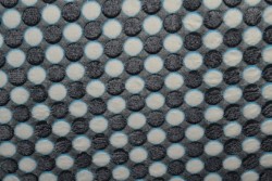 Coral fleece print 24-04 black-grey