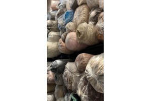 Stock faux fur fabrics 5.000 KG