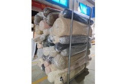 Stock faux fur fabrics 5.000 KG