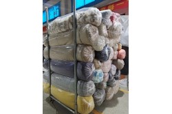Stock faux fur fabrics 5.000 KG