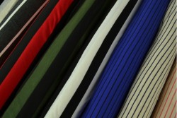 Stock viscose jersey stripes fabrics 45.000 MTR