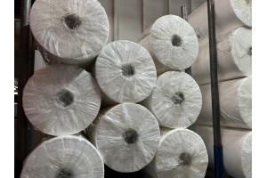 Stock white non-woven...