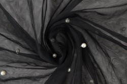 Mesh pearls 01-03 black