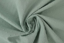 Cotton dobby 34 old green