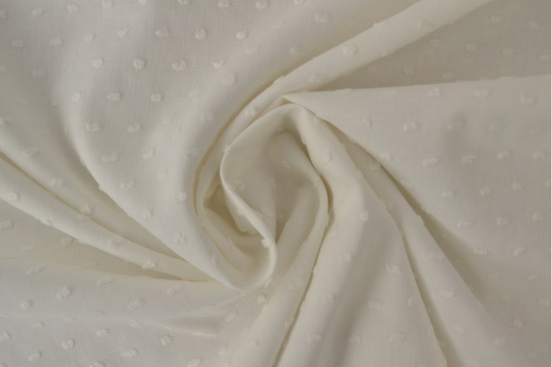 Cotton dobby 00 white