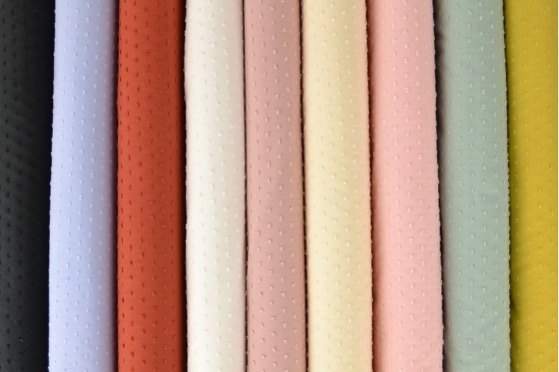 Color card cotton dobby