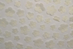 Mesh flower 01-22 champagne