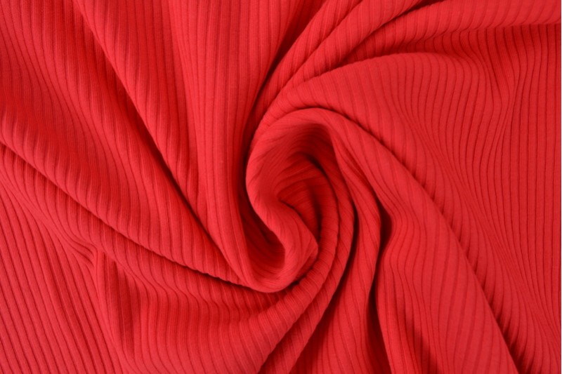 Cotton jersey rib 200 gm2 06 red
