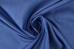Denim chambray washed - 03 indigo blue