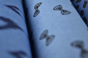 Denim Chambray Washed Prints
