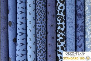 Denim Chambray Washed Prints