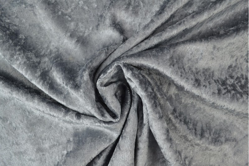 crushed velvet 17 grey