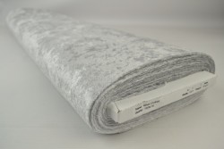 crushed velvet 25 silver grey