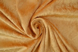 crushed velvet 47 ochre yellow